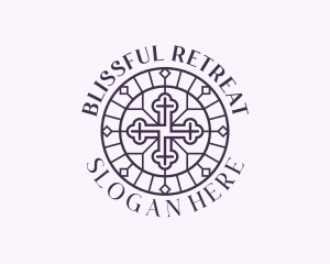 Cross Religion Ministry logo design