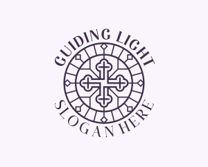 Cross Religion Ministry logo design