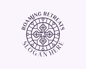 Cross Religion Ministry logo design