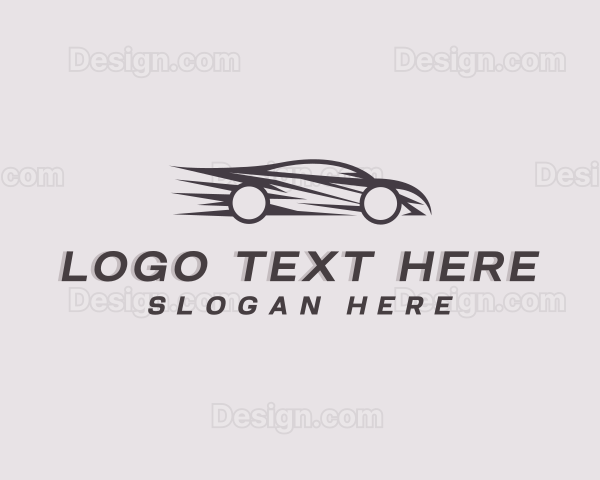 Fast Sports Car Racing Logo