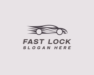 Fast Sports Car Racing logo design