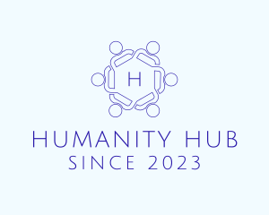 Human Group Association logo design