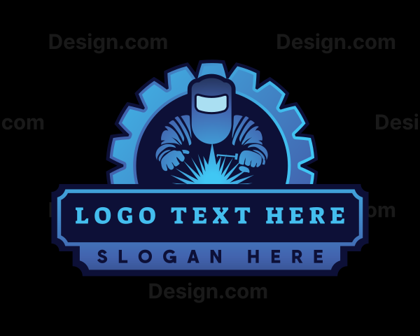 Industrial Welding Engraving Logo