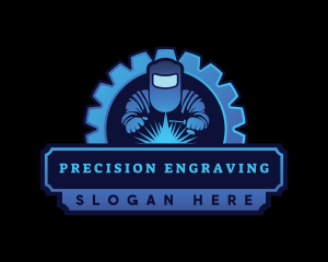 Industrial Welding Engraving logo