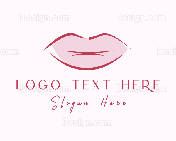 Red Cosmetics Lipstick Logo