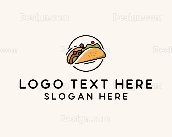 Mexican Taco Street Food Logo