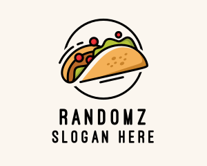 Mexican Taco Street Food  Logo