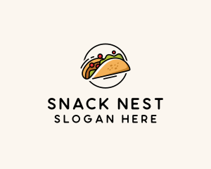 Mexican Taco Street Food  logo design