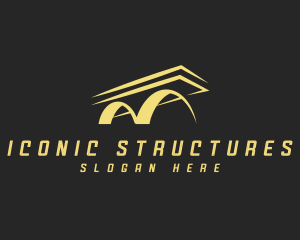 Structure Bridge Contractor logo design