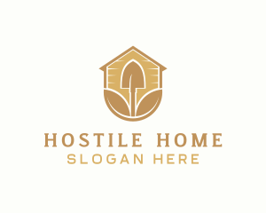 Home Shovel Gardening logo design