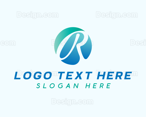 Advertising Business Agency Letter R Logo