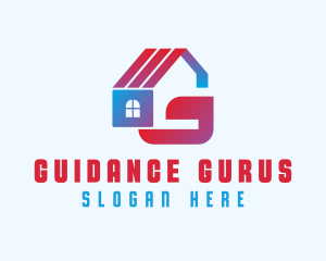 Red House Letter G logo design