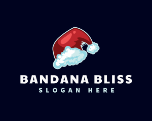 Santa Hat Christmas logo