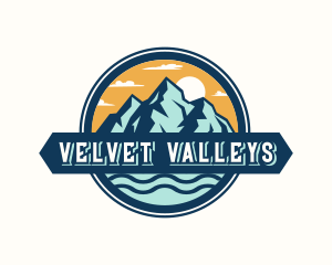 Outdoor Mountain Valley logo design