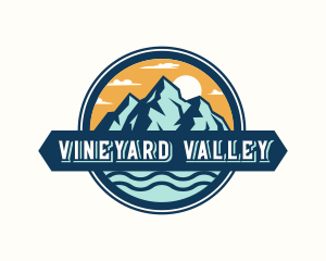 Outdoor Mountain Valley logo design