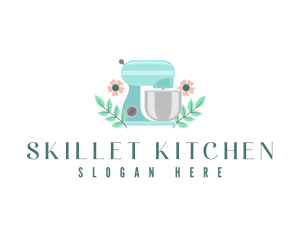 Floral Culinary Baking logo design