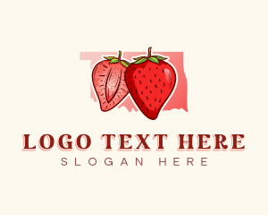 Oklahoma Strawberry Fruit logo