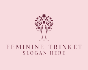 Feminine Floral Salon  logo design