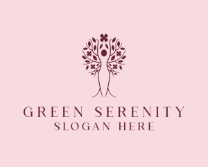 Feminine Floral Salon  logo design