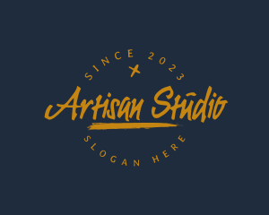 Grungy Freestyle Studio logo design