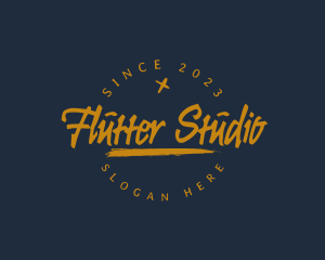 Grungy Freestyle Studio logo design