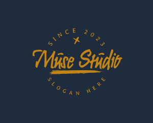 Grungy Freestyle Studio logo design