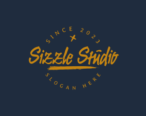 Grungy Freestyle Studio logo design