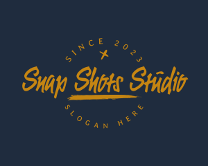 Grungy Freestyle Studio logo design