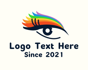 Colorful Eyeliner Eye logo