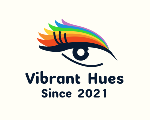 Colorful Eyeliner Eye logo