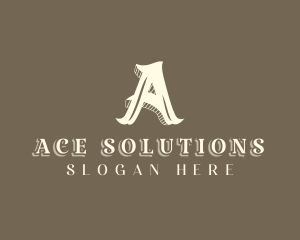 Stylist  Designer Boutique Letter A logo design