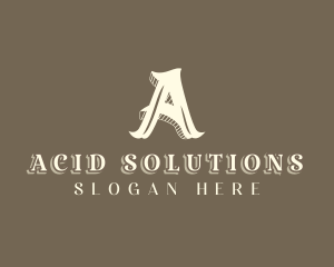 Stylist  Designer Boutique Letter A logo design