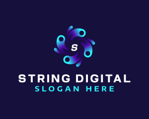 Digital Spiral Technology logo design