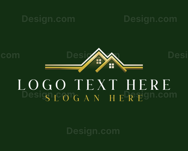 Luxury Roofing Builder Logo