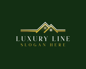 Luxury Roofing Builder logo design