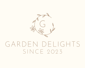 Floral Spring Garden logo design