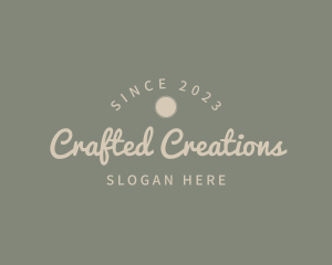 Simple Handwritten Cursive logo design