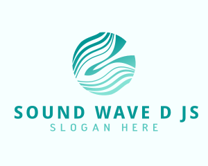 Gradient Wave Fintech logo design