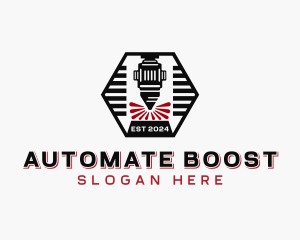 Laser CNC Automation logo design