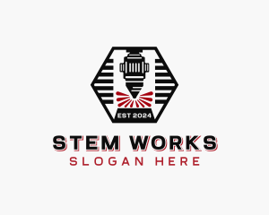 Laser CNC Automation logo design