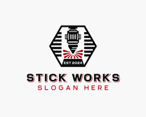 Laser CNC Automation logo design