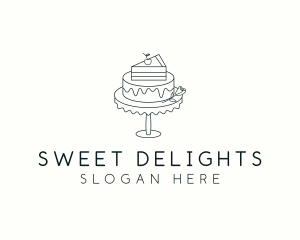 Cake Dessert Baker logo design