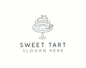 Cake Dessert Baker logo design