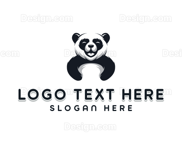 Panda Animal Bear Logo