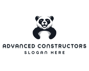 Panda Animal Bear logo design