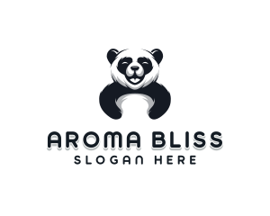 Panda Animal Bear logo design