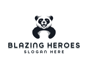 Panda Animal Bear logo design