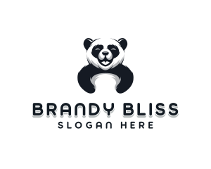 Panda Animal Bear logo design