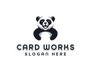 Panda Animal Bear logo design