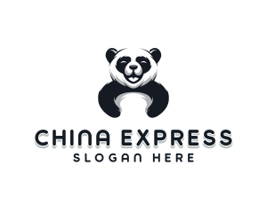 Panda Animal Bear logo design